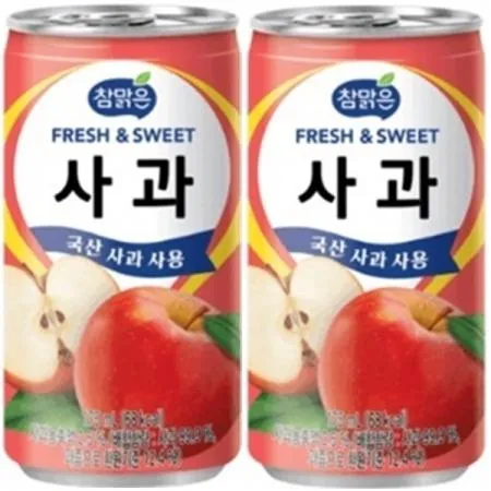[대일]참맑은 사과175mlx(30캔)