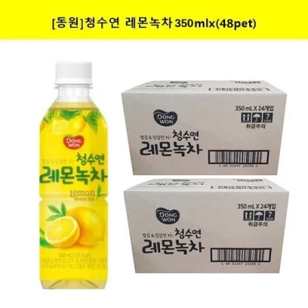 [동원]청수연 레몬녹차350mlx(48패트) 이미지