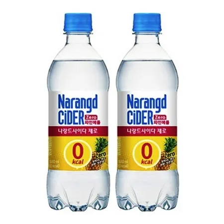 나랑드사이다 제로 파인애플 500ml, 20pet