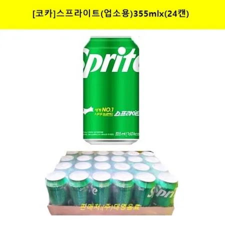 스프라이트 355ml, 24캔(업소용)