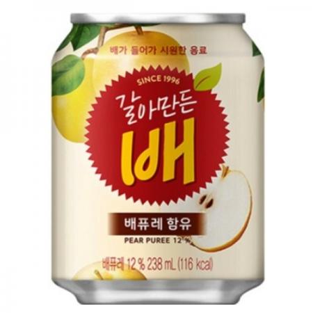 [해태음료]갈아만든배, 238ml, 24캔 /음료수/배음료/전통음료