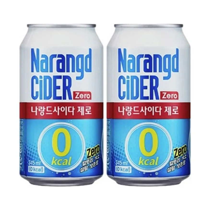 나랑드사이다 제로 345ml, 24캔 이미지