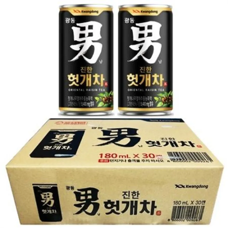 광동 힘찬하루 헛개차 180ml, 30캔 이미지