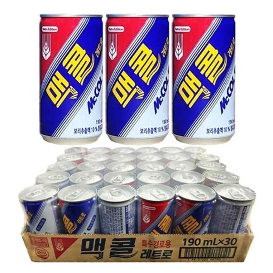 맥콜 190ml, 30캔 이미지