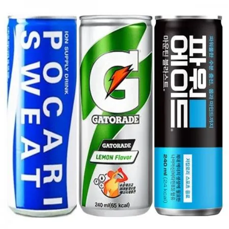 포카리스웨트 240mlx(30캔) + 게토레이 240mlx(30캔) + 파워에이드 240mlx(30캔)