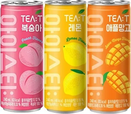 대일  TEA:T 아이스티240ml  3종세트(복숭아10캔+애플망고10캔+레몬10캔) (총30캔)