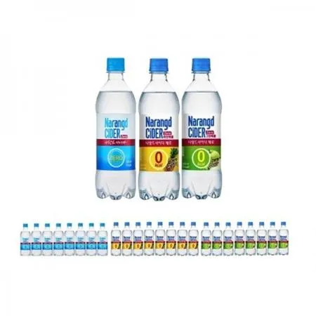 나랑드 사이다(제로)500mlx(8개)+나랑드제로 파인