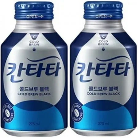 칸타타 콜드브루 블랙 275ml, 24캔
