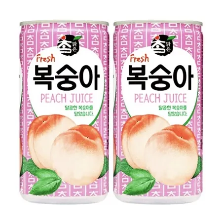 참맑은 복숭아 175ml, 30캔