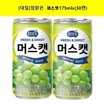 참맑은 머스캣 175ml 30개