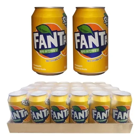 환타 파인애플향 355ml, 24캔