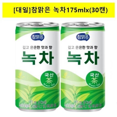 참맑은 녹차 175ml, 30캔