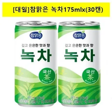 참맑은 녹차 175ml, 30캔
