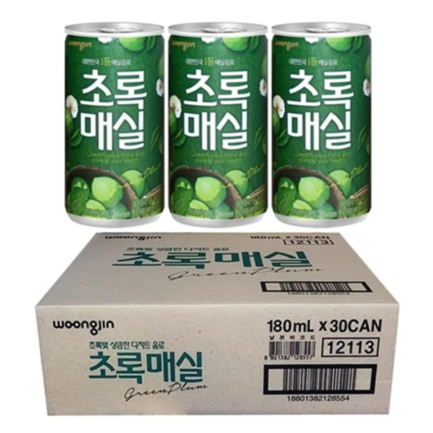 초록매실 180ml, 30캔 이미지