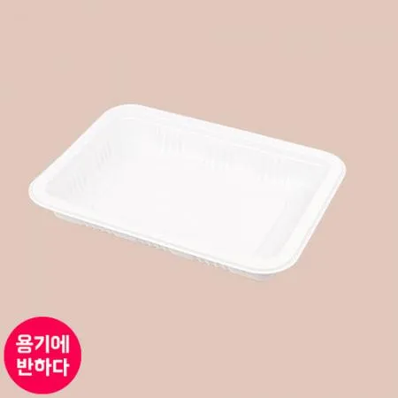 [JH] 일회용 실링용기 3-5호 (백색) 1200개