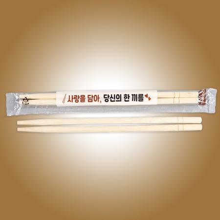 [CN] 일회용 대나무 젓가락 (사랑을담아) 3000개