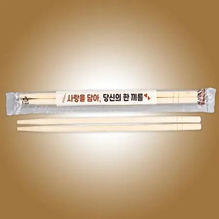 특가 [CN] 일회용 대나무 젓가락 (사랑을담아) 3000개