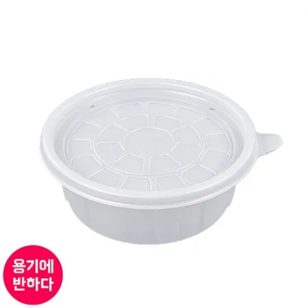 [EL]일회용 158파이 삼계탕용기 소(반투명) 200개 세트 (합포장)