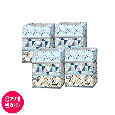 [현대제지] 오늘 각티슈 180매 3개X4팩/총12개