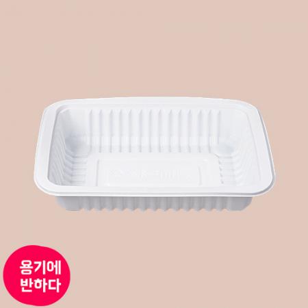 [배송지연] [BFP] 일회용 실링용기 3호 (백색) 1200개