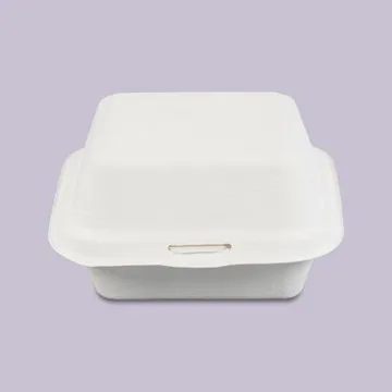 펄프 용기 B-003 백색 500개 햄버거 도시락 샌드위치