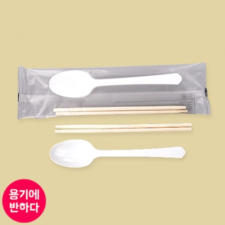 [CP] 일회용 수저 젓가락 세트 500개 백색