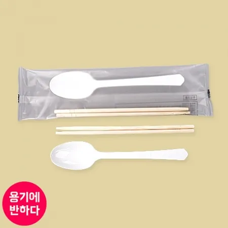 [CP] 일회용 수저 젓가락 세트 500개 백색