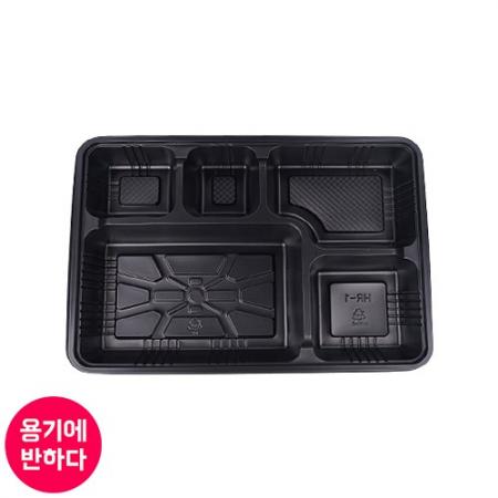 [JH] 일회용 돈가스용기 도시락 HR-1 200개세트 [합포장]