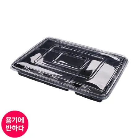 [JH] 일회용 돈가스용기 도시락 HR-1 200개세트 [합포장] 이미지