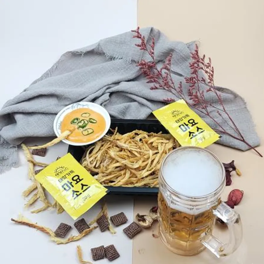 업소용 구운 먹태 한마리 (구운 먹태채 50g x 소스 40g) * 10팩 이미지
