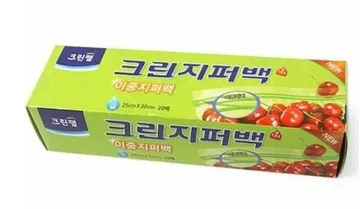 크린지퍼백(대)25*30(20매)*5각