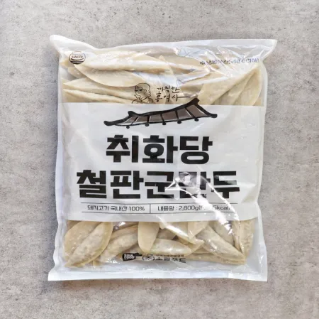 [무료배송] 취화당 철판군만두*2.8KG-[아이스박스1박스 4봉]