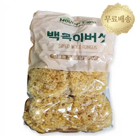 [초특가 무료배송] 맛깔지기 백목이버섯*1KG-[1박스 6봉]