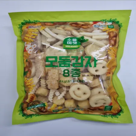 [무료배송] 소울마켓 모둠(모듬)감자8종(스마일.크링클컷,스파이시슈스트링,반달감자,로스티스,테이트스틱,스트레이트컷)*1.4KG-[아이스박스1박스 8봉]