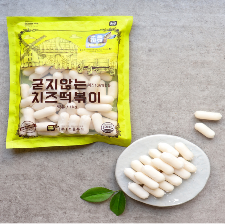 [초특가 무료배송] 소울마켓 굳지않는치즈떡*1KG-[아이스박스1박스 8봉]