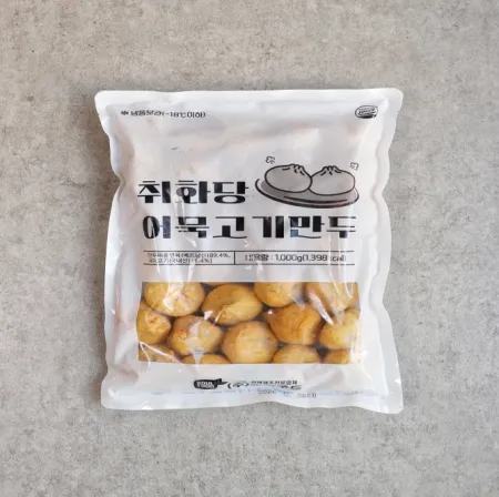 [무료배송] 취화당 어묵고기만두(30G*30EA)*1KG-[연육89.4%][아이스박스1박스 10봉]