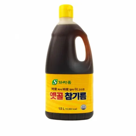 [무료배송] 오뚜기제유 옛골 참기름 [참깨분100%]*1.5L-[1박스 6개]
