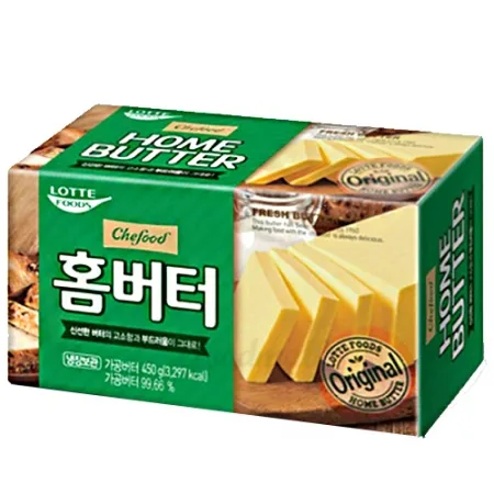 [롯데] 무가염 홈버터 450g