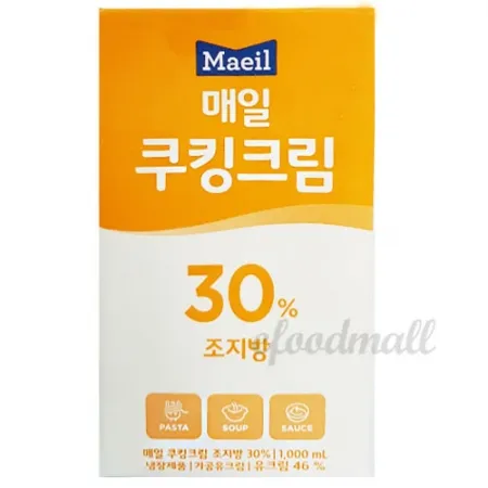 매일쿠킹크림(냉장 1L_조지방30% 1KG)