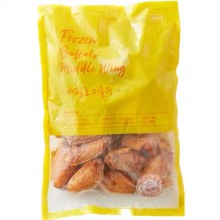 버팔로 미들윙 1kg 1박스 (10개입)