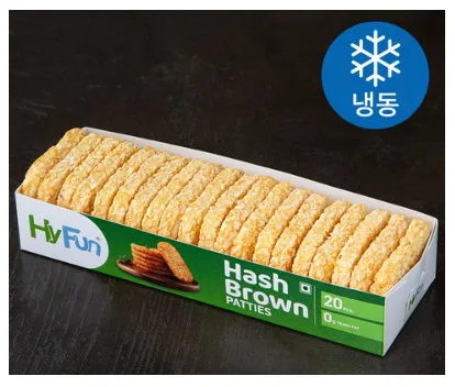 하이펀 해쉬브라운 1.28kg 1박스 (12개입)