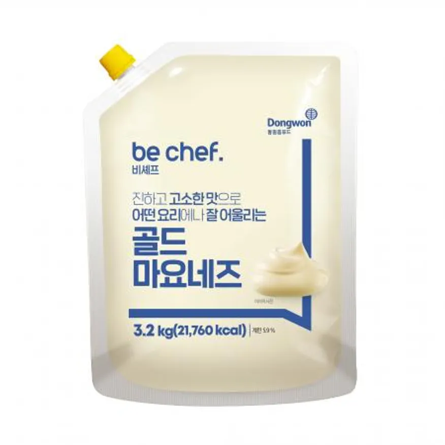 be chef. 골드마요네즈 스파우트 3.2kg(비셰프/동원홈푸드/EA) 이미지