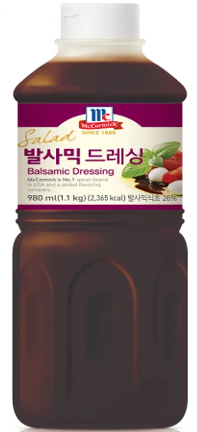 맥코믹발사믹드레싱 1.1kg(비셰프/동원홈푸드/EA) 이미지