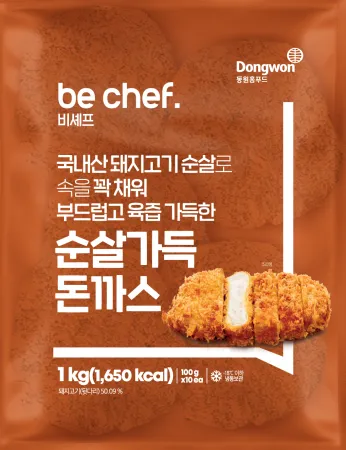 be chef. 순살가득돈까스 1kg(비셰프/동원홈푸드/EA)