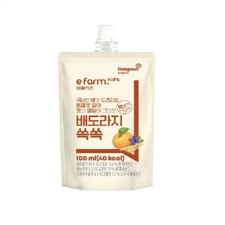 be chef. 배도라지쏙쏙주스 100ml(40개입/비셰프/동원홈푸드/BOX)