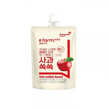 be chef. 사과쏙쏙주스 100ml(40개입/비셰프/동원홈푸드/BOX)