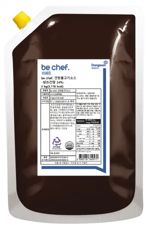 be chef. 간장불고기소스 2kg(비셰프/동원홈푸드/EA)