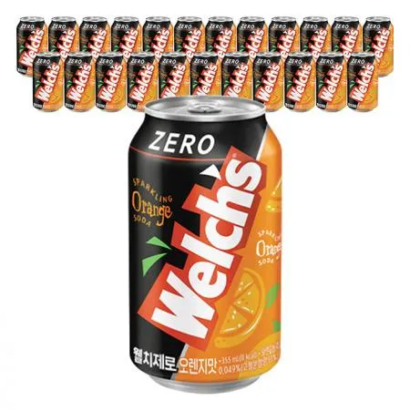웰치스 오렌지 제로 355ml x 24개