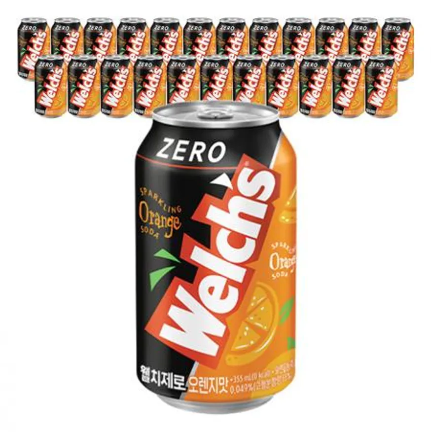 웰치스 오렌지 제로 355ml x 24개 이미지