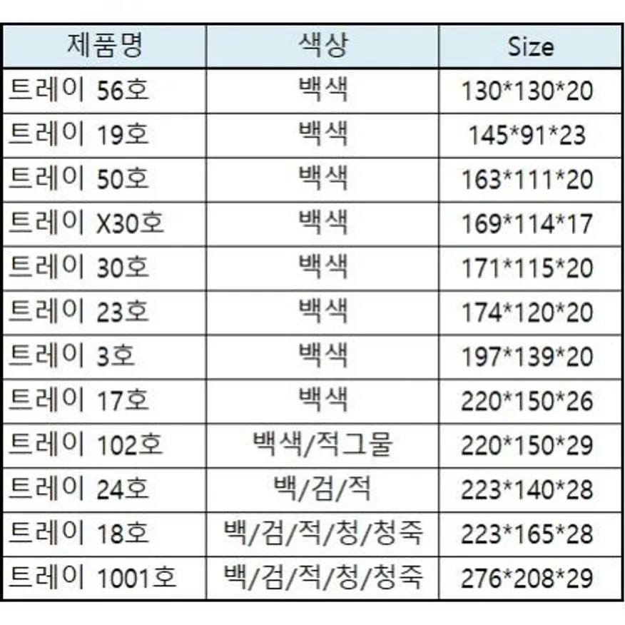 트레이 19호(백색) 2,000개 / 사각접시 떡접시 일회용기 배달 스티로폼 반찬용기 / 흰머리아저씨 PSP 이미지